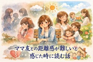 ママ友との距離感が難しいと感じた時に読む話｜疲れずに心地よい関係を作るための考え方とコツ