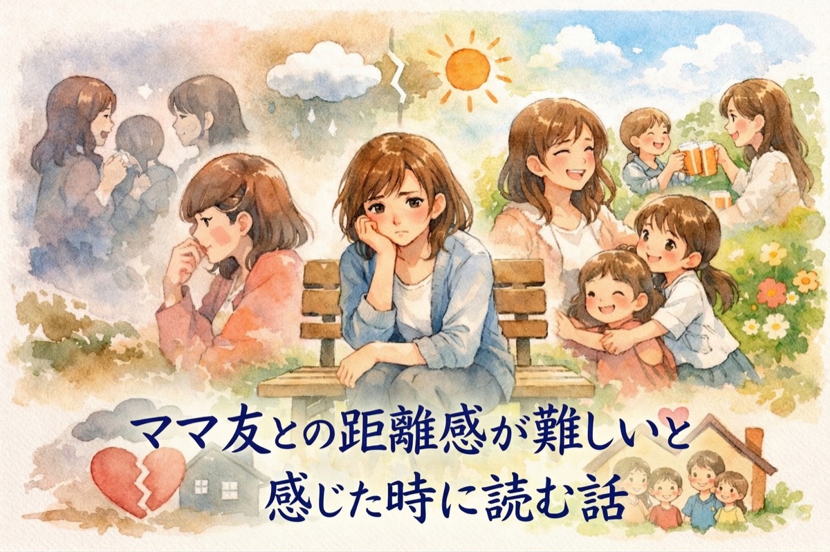 ママ友との距離感が難しいと感じた時に読む話｜疲れずに心地よい関係を作るための考え方とコツ
