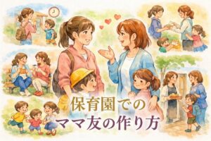 保育園でのママ友の作り方｜お迎え時間がバラバラでも自然に仲良くなれる方法と声かけのコツ