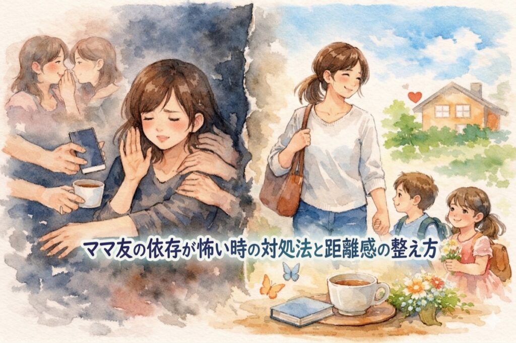 ママ友の依存が怖い時の対処法と距離感の整え方｜重い関係から自分を守る方法