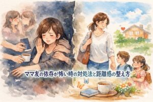 ママ友の依存が怖い時の対処法と距離感の整え方｜重い関係から自分を守る方法