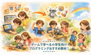 ゲームで学べる小学生向けプログラミングおすすめ教材！無料で楽しく続ける方法を徹底解説