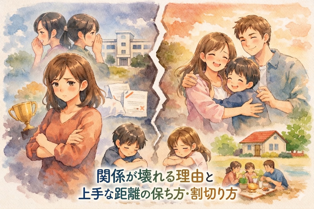 中学受験でママ友と疎遠になった…関係が壊れる理由と上手な距離の保ち方・割り切り方