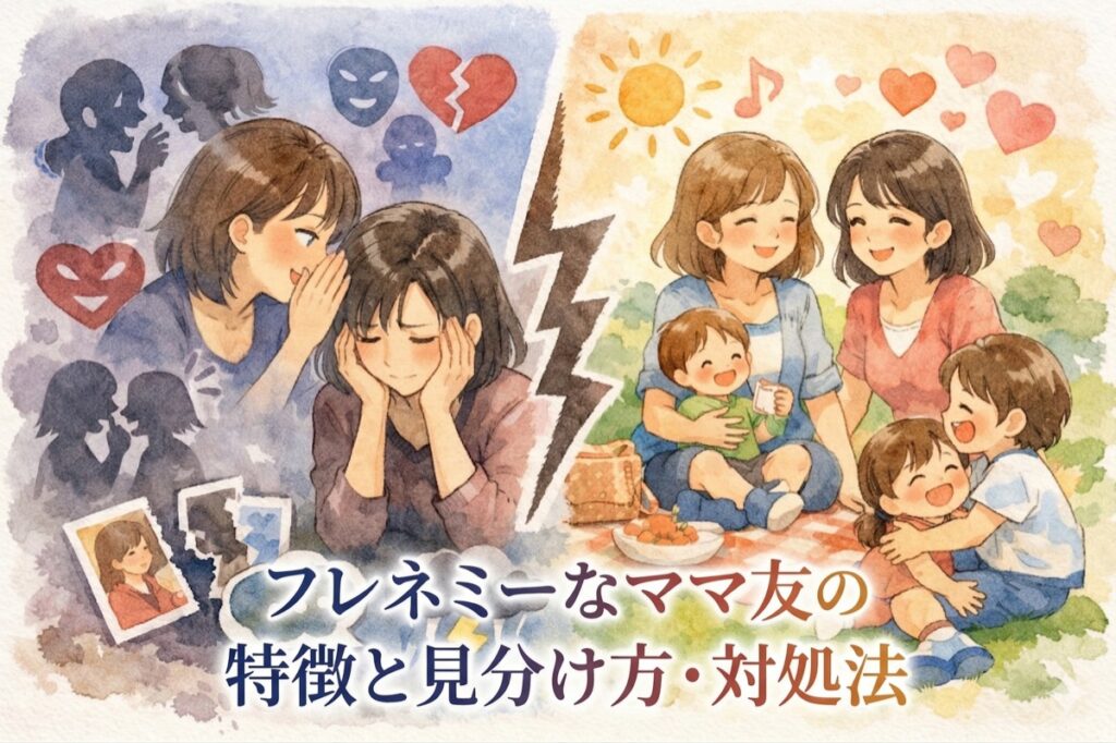 フレネミーなママ友の特徴と見分け方・対処法｜気づいた時には手遅れにならないために