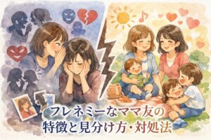 フレネミーなママ友の特徴と見分け方・対処法｜気づいた時には手遅れにならないために