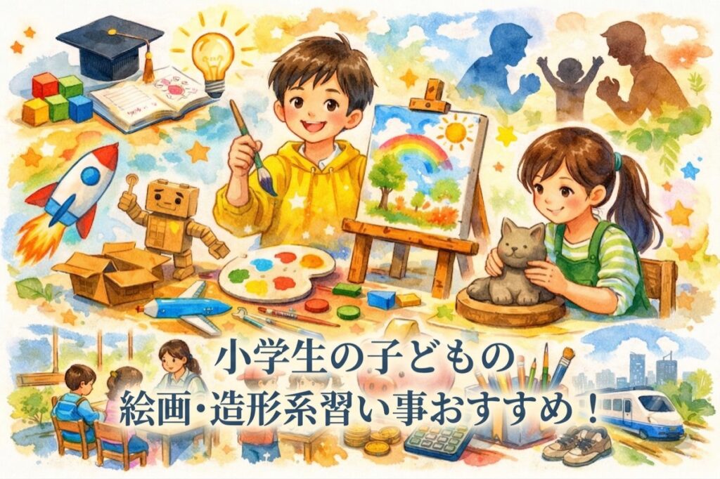 小学生の子どもの絵画・造形系習い事おすすめ！創造力と自己肯定感を育てる教室の選び方と費用を徹底解説