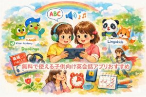無料で使える子供向け英会話アプリおすすめ6選！学習効果・選び方・使い方を徹底解説