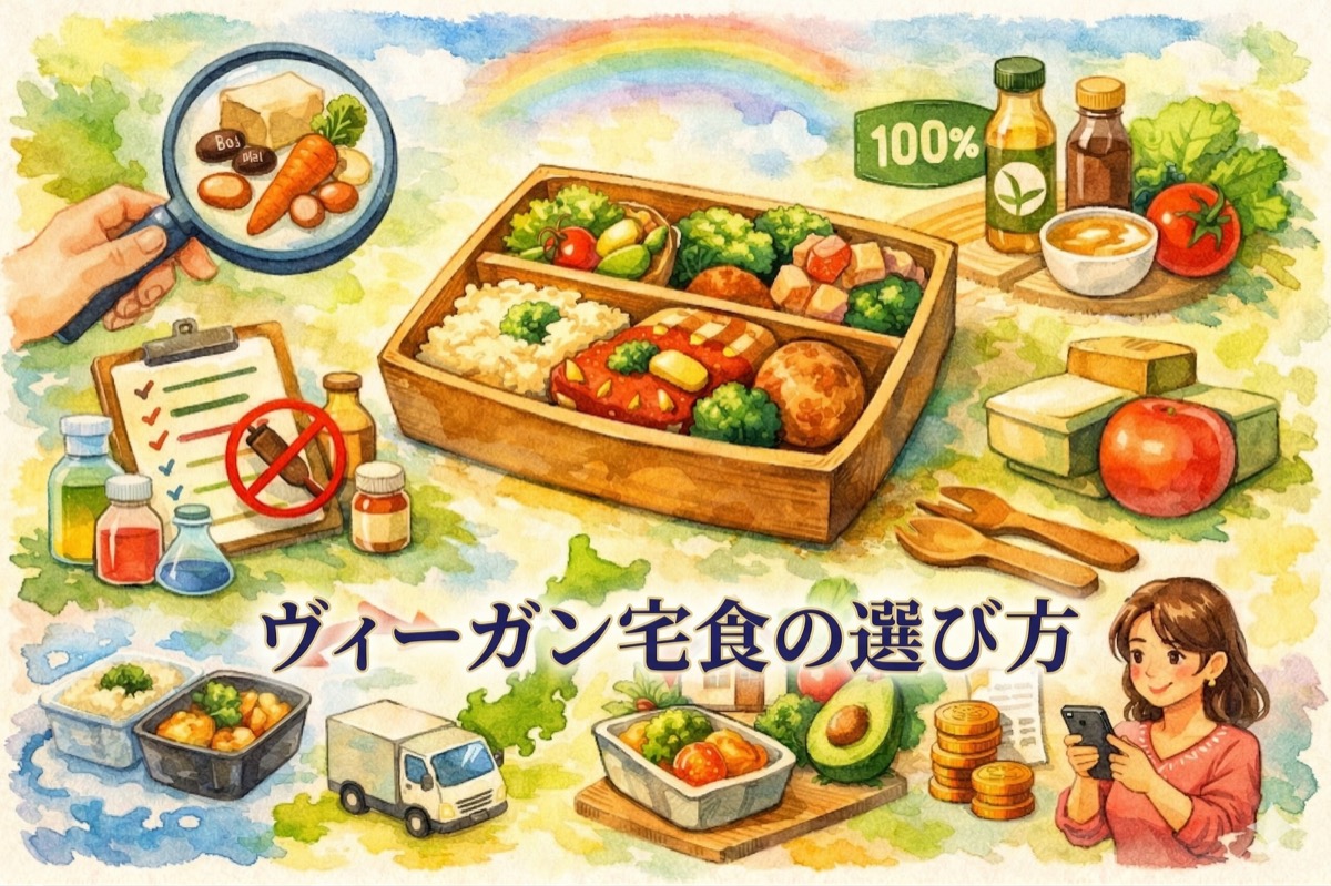 ヴィーガン宅食の選び方｜続けやすさ・栄養面の確認ポイントと添加物・送料の落とし穴まとめ
