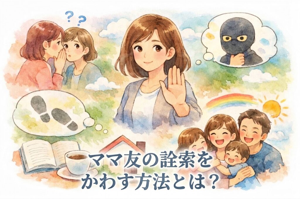 ママ友の詮索をかわす方法とは？聞かれたくないことへの上手な返し方と距離の取り方