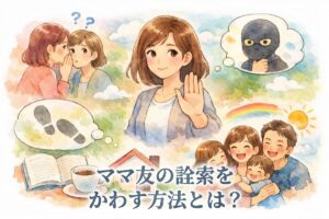 ママ友の詮索をかわす方法とは？聞かれたくないことへの上手な返し方と距離の取り方