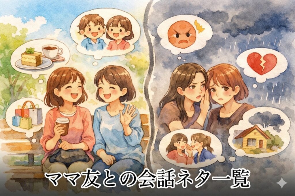 ママ友との会話ネタ一覧｜話題に困った時にすぐ使える鉄板ネタと避けたい話題まとめ