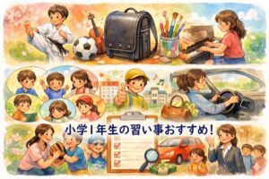 小学1年生の習い事おすすめ！入学後のベストタイミングと子供の性格別の選び方を徹底解説