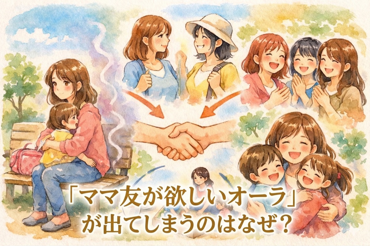 「ママ友が欲しいオーラ」が出てしまうのはなぜ？自然な友達作りのコツと欲しいオーラが出ている人の特徴