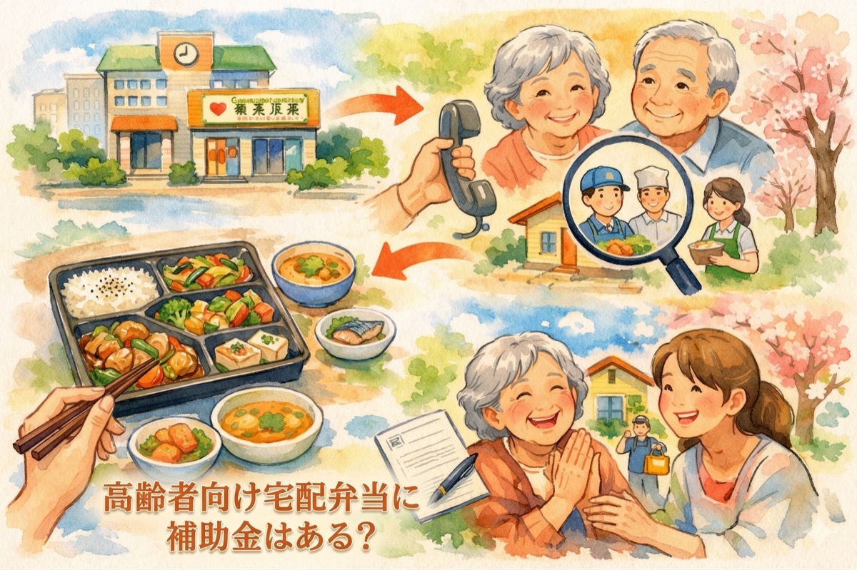 高齢者向け宅配弁当に補助金はある？配食サービスで使える自治体支援制度の調べ方