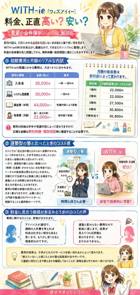 WITH-ieの料金、正直高い？安い？