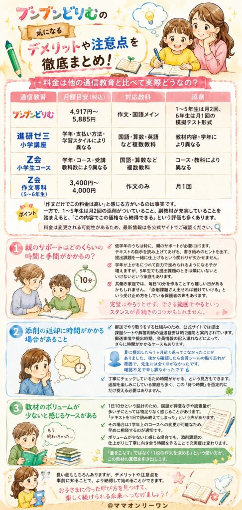 ブンブンどりむ 気になるデメリットや注意点は何？