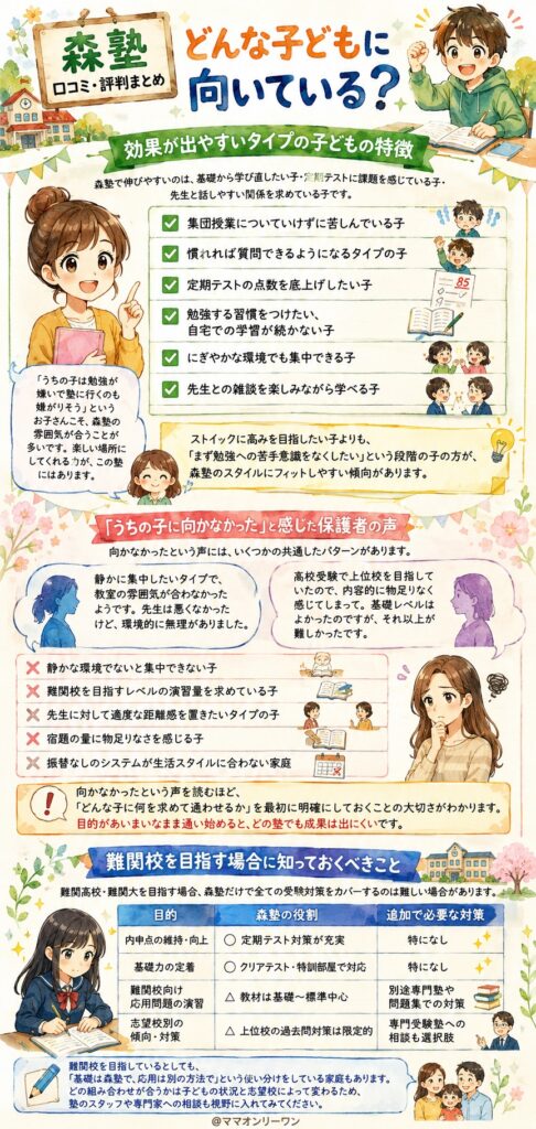森塾は、どんな子どもに向いている？