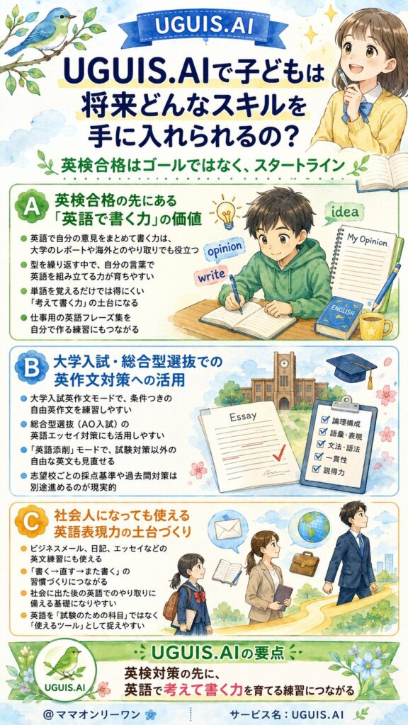 UGUIS.AIで子どもは将来どんなスキルを手に入れられるの?