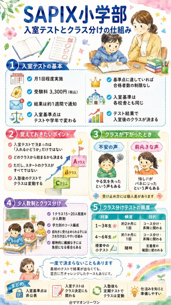 SAPIX小学部 入塾するために必要な偏差値はどのくらいなの?