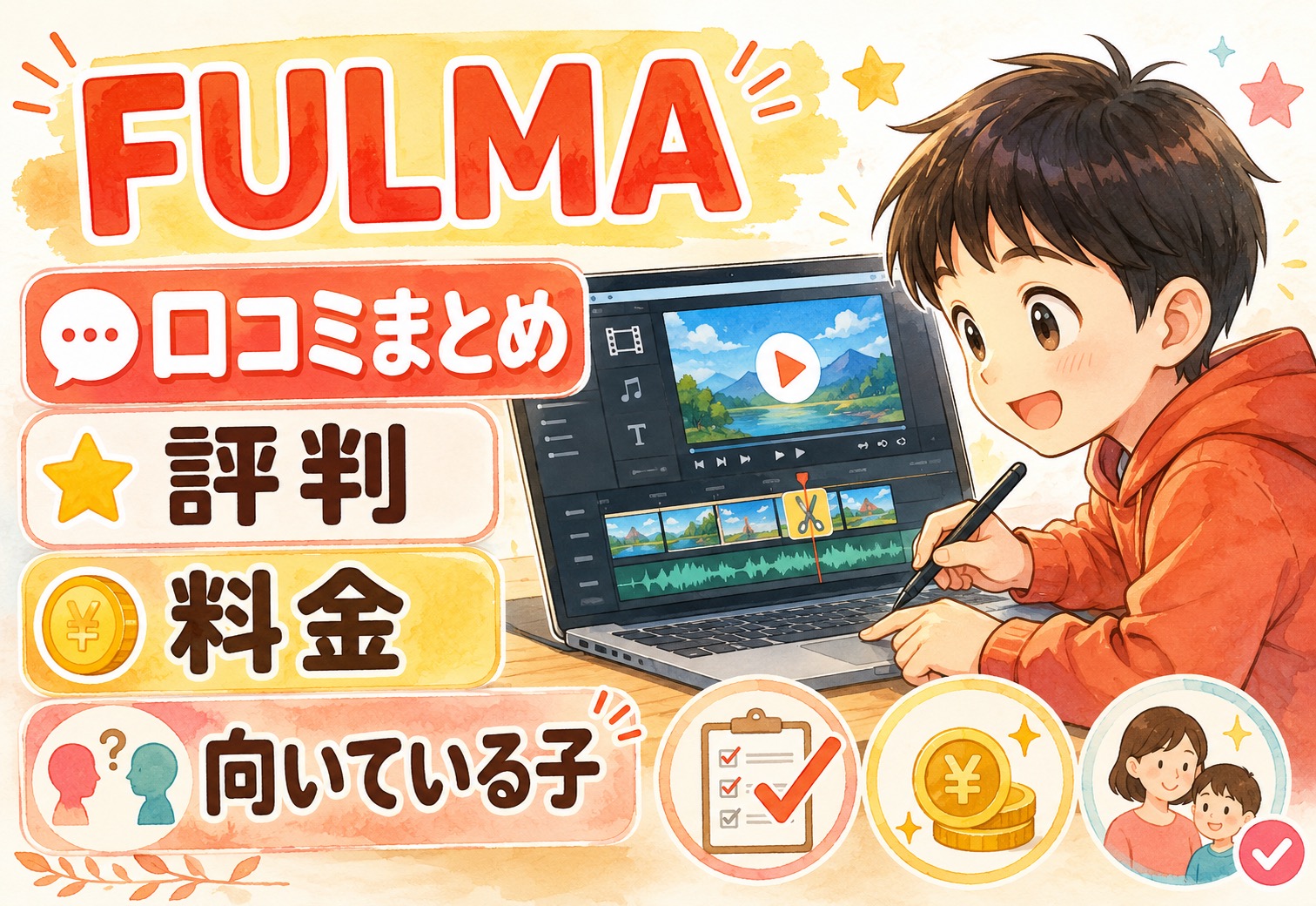 フルマ口コミまとめ｜子供の動画編集スクール FULMA の評判・料金・向いている子を徹底解説