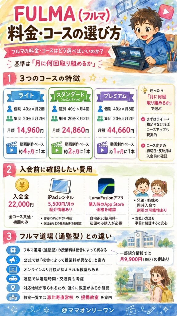 フルマの料金・コースはどう選べばいいのか?