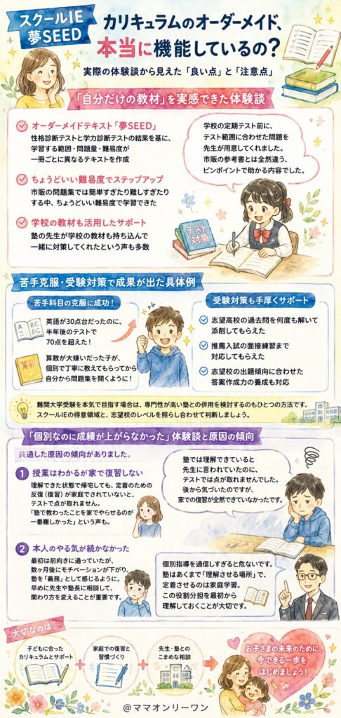 スクールIE カリキュラムのオーダーメイド、本当に機能しているの？