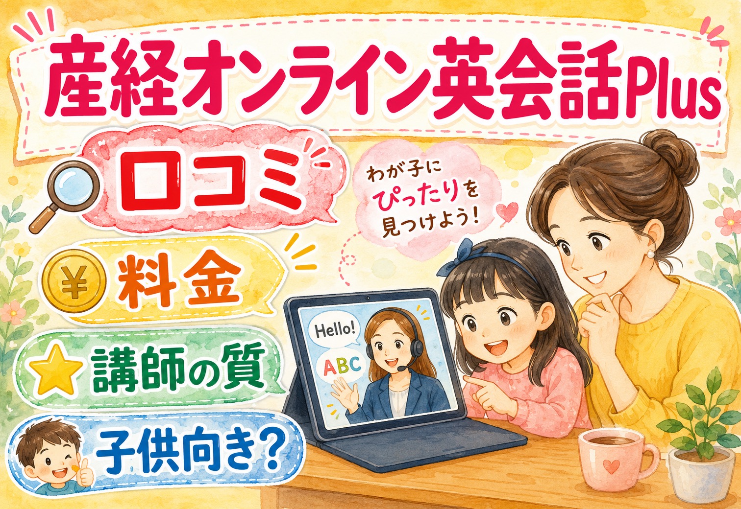 産経オンライン英会話Plus口コミまとめ｜料金・講師の質・子供への向き不向きを徹底整理