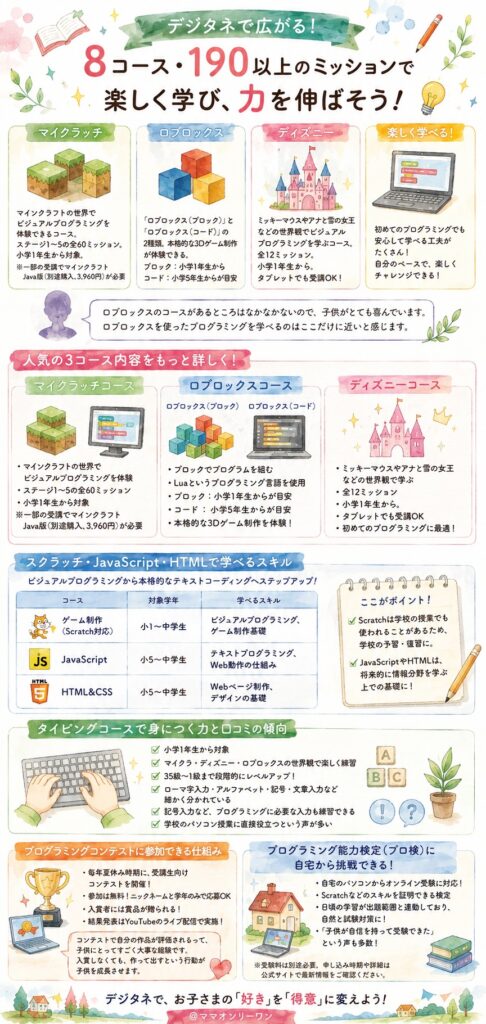 デジタネ コースの内容と学べることは何か?