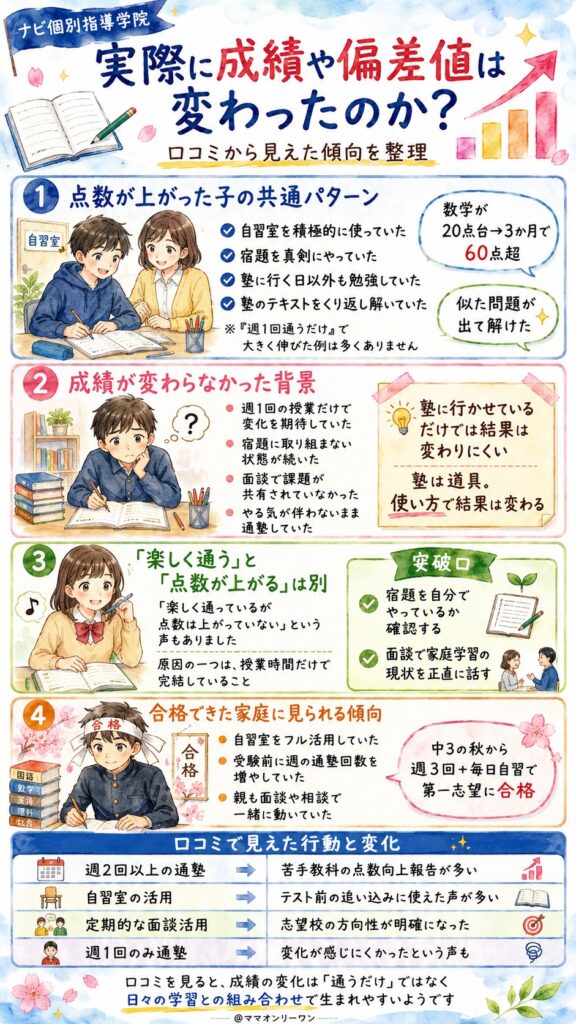実際に成績や偏差値は変わったのか?