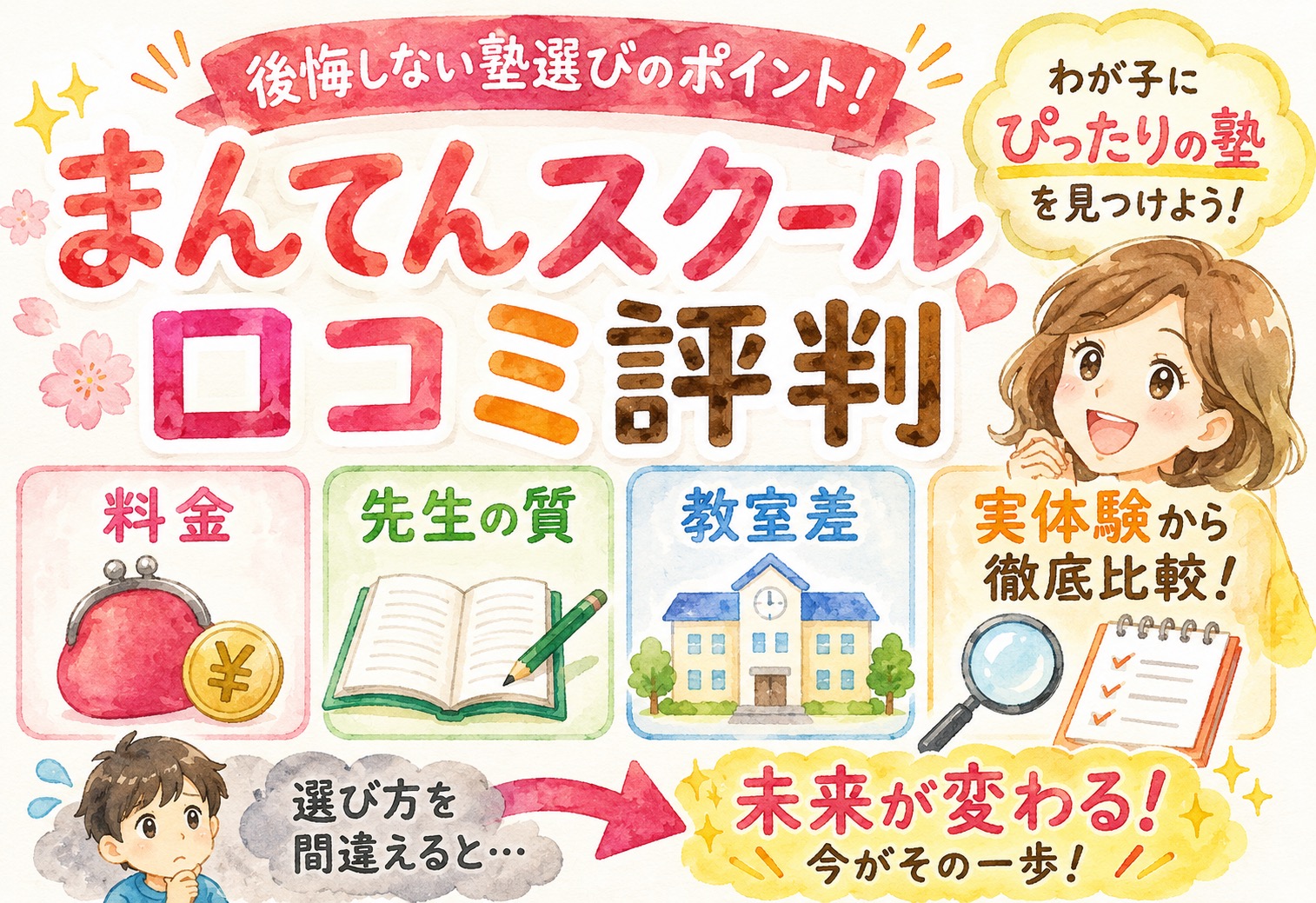 まんてんスクール口コミ評判｜料金・先生の質・教室差を実体験から徹底比較！後悔しない塾選びのポイント