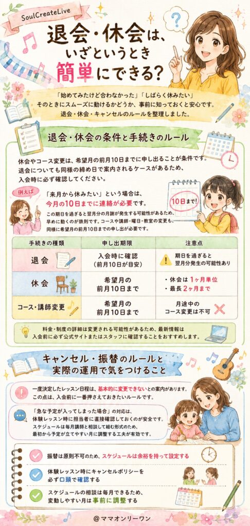 退会・休会は、いざというとき簡単にできる?