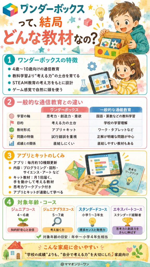 ワンダーボックスって、結局どんな教材なの？