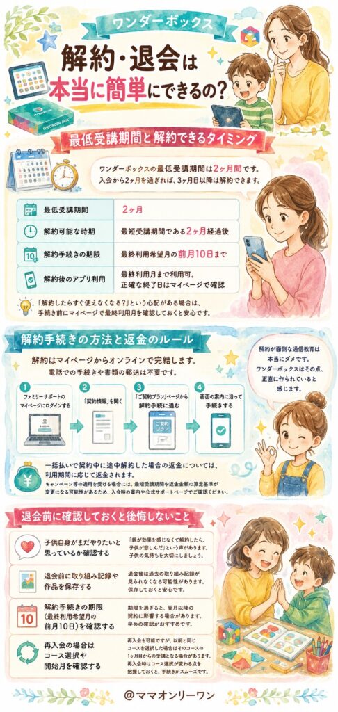 ワンダーボックス 解約・退会は本当に簡単にできるの？