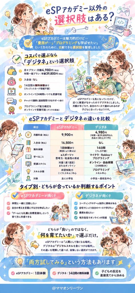 eSPアカデミー以外の選択肢はある？