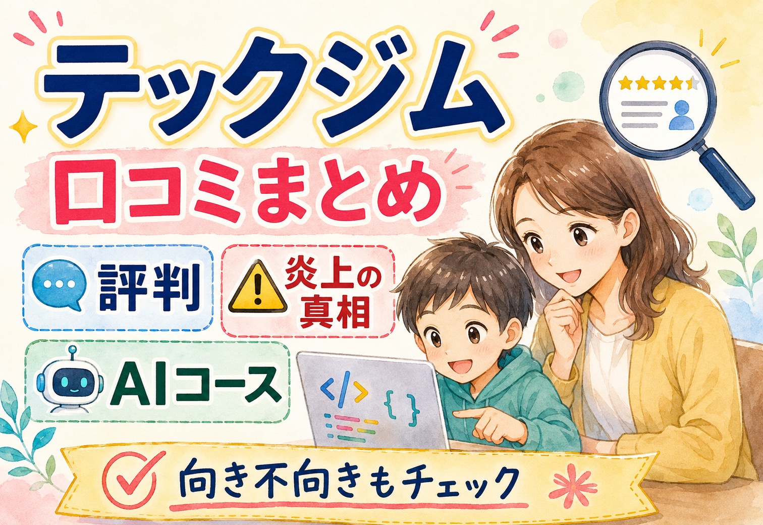テックジム口コミまとめ｜評判・炎上の真相・AIコースを徹底調査【向き不向きも解説】