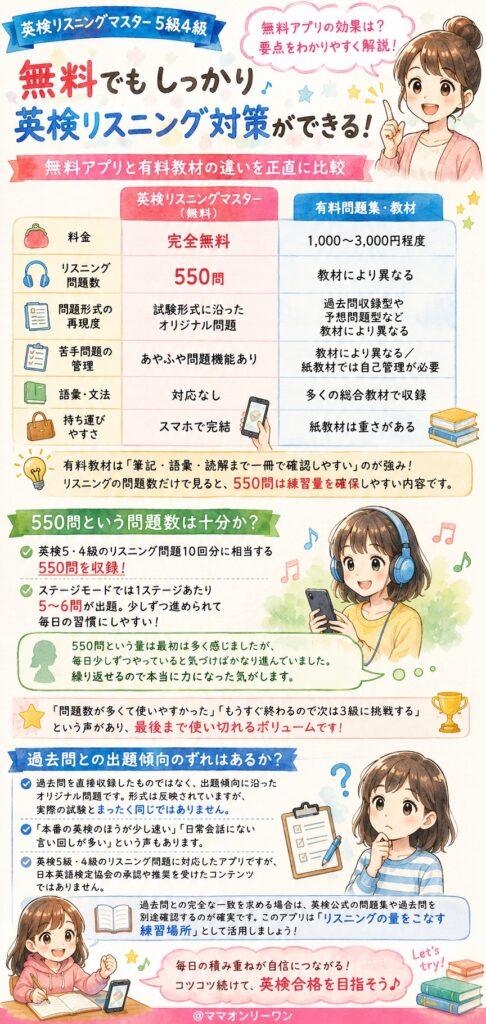 無料なのに本当に英検対策になるか？