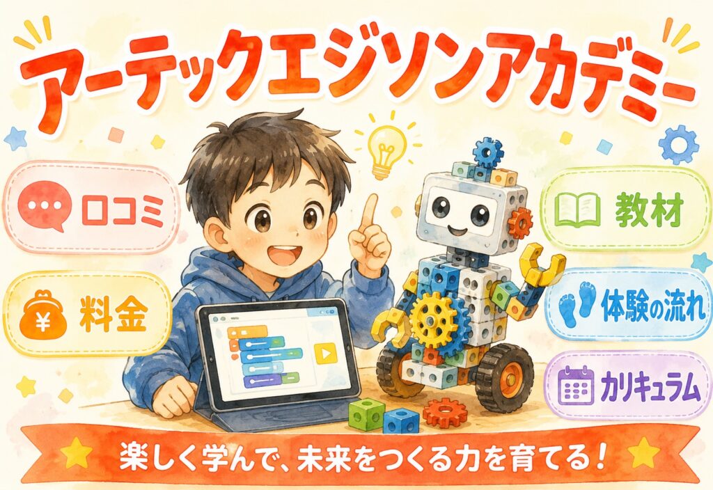 アーテックエジソンアカデミーの口コミ｜料金・教材・体験の流れ・カリキュラムまで徹底解説