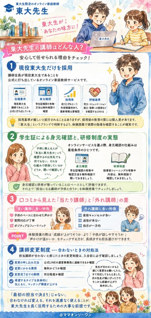 東大先生の講師——どんな人が教えてくれるの？
