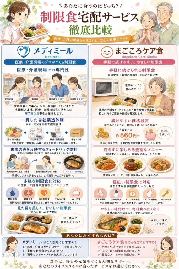 メディミールとまごころケア食 どうやって2つのサービスは生まれたのか？信頼できる理由は？