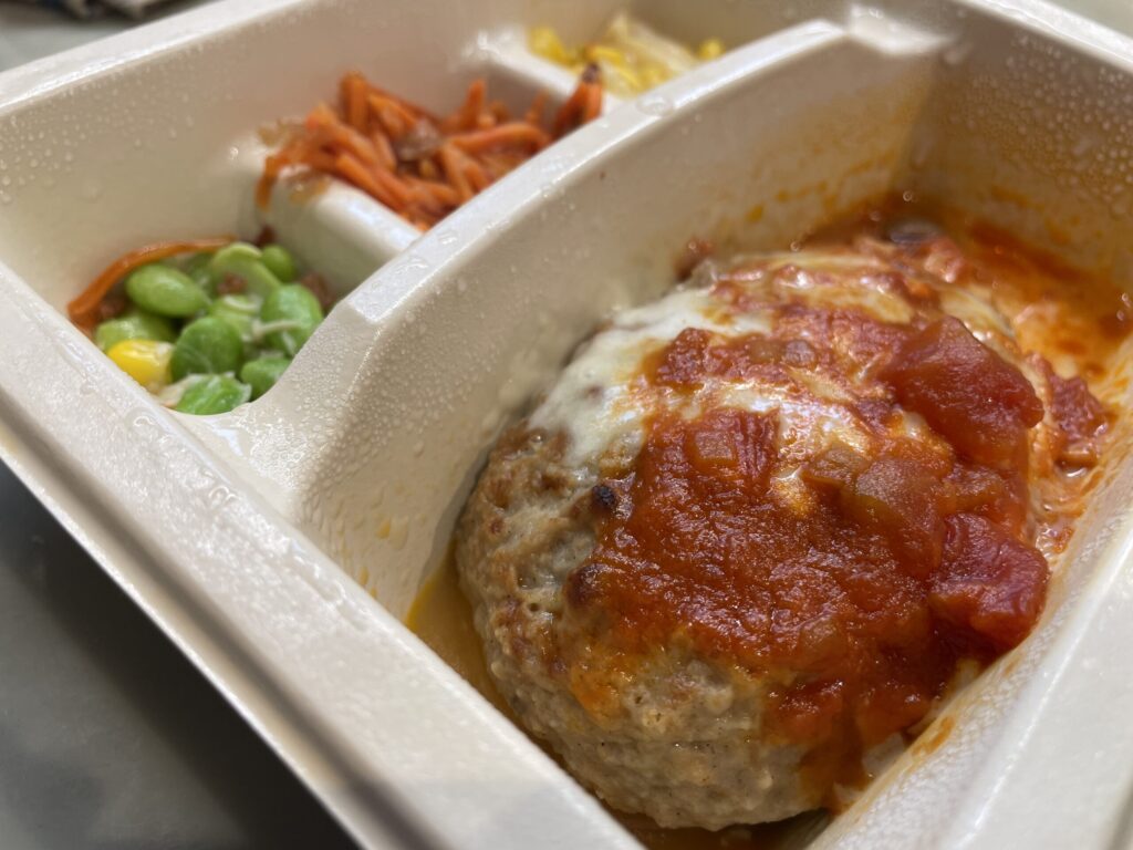 ナッシュ実食　ハンバーグ