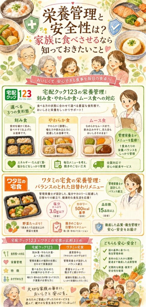宅配クック123とワタミの宅食 安否確認と見守り機能は？離れて暮らす親がいる家族の最重要ポイント