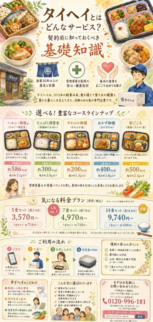 タイヘイとはどんなサービス？契約前に知っておくべき基礎知識