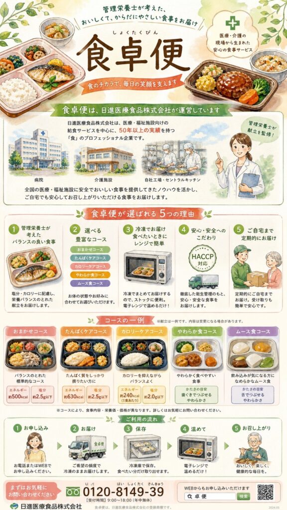 食宅便とはどんなサービス？契約前に知っておくべき基礎知識