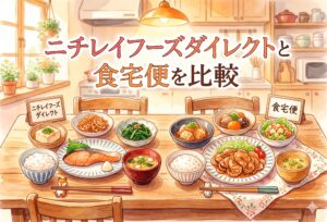 ニチレイフーズダイレクトと食宅便を比較｜送料込みコスト・制限食・使い勝手の違いを解説