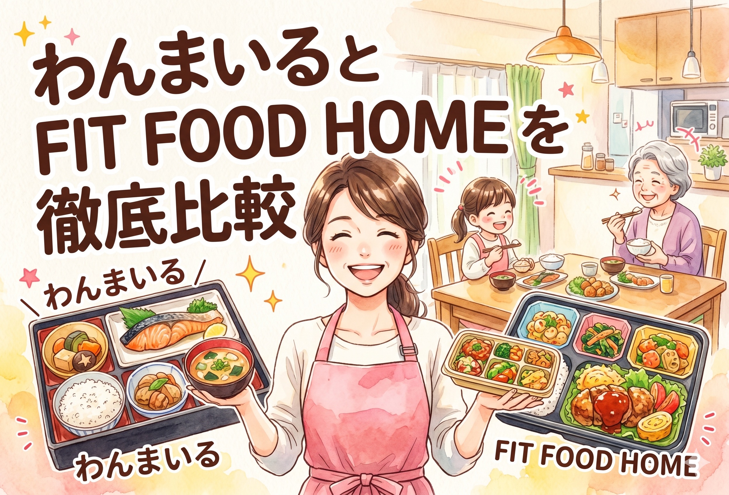 まとめ：わんまいるとFIT FOOD HOMEを徹底比較｜無添加・国産食材・価格・口コミで家族に合う宅配食を選ぶ方法