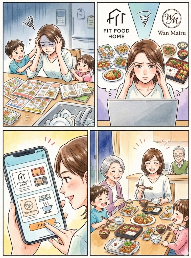 まとめ：わんまいるとFIT FOOD HOMEを徹底比較｜無添加・国産食材・価格・口コミで家族に合う宅配食を選ぶ方法