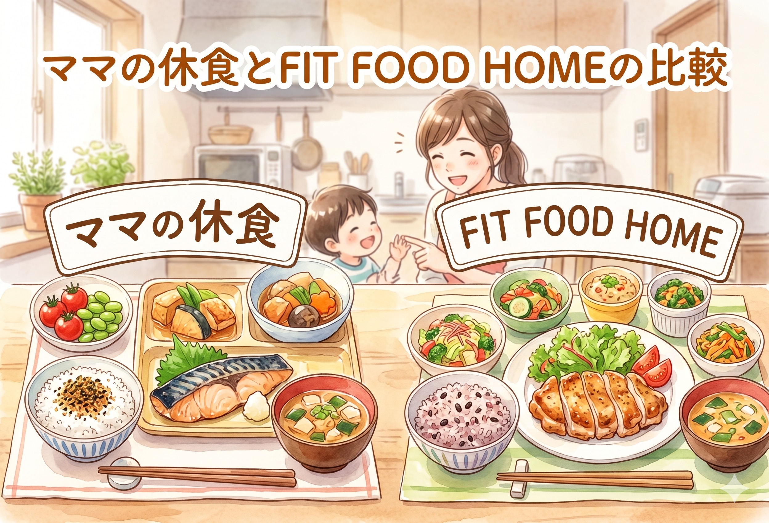 ママの休食とFIT FOOD HOMEの比較｜産前産後の栄養管理と無添加こだわり派、後悔しない選び方を徹底解説