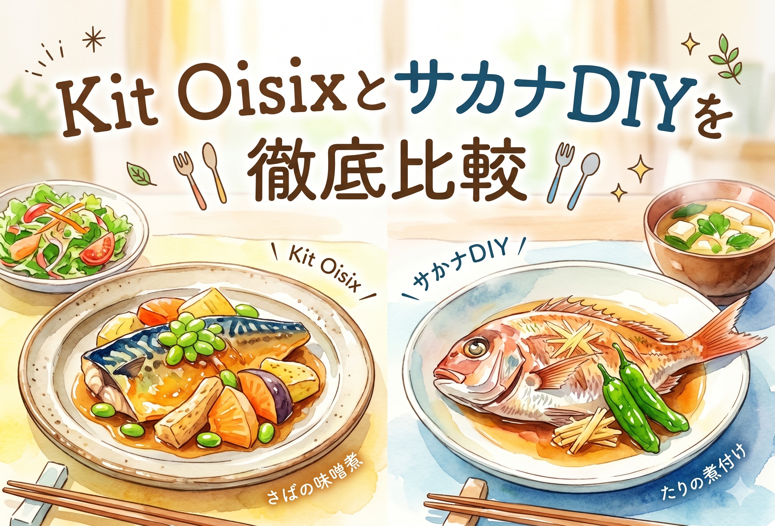 Kit OisixとサカナDIYを徹底比較｜子育てママが正直に伝える味・手間・コスパの全部