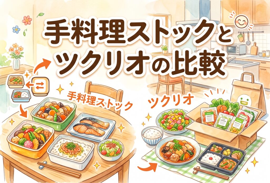手料理ストックとツクリオの比較｜国産素材・無添加・料金の違いで後悔しない選び方