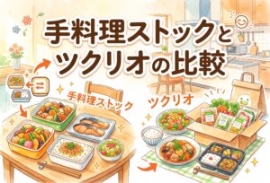手料理ストックとツクリオの比較｜国産素材・無添加・料金の違いで後悔しない選び方
